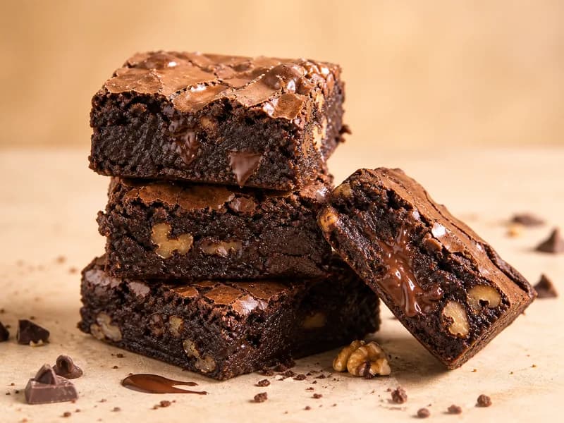 Brownie de chocolate artesanal