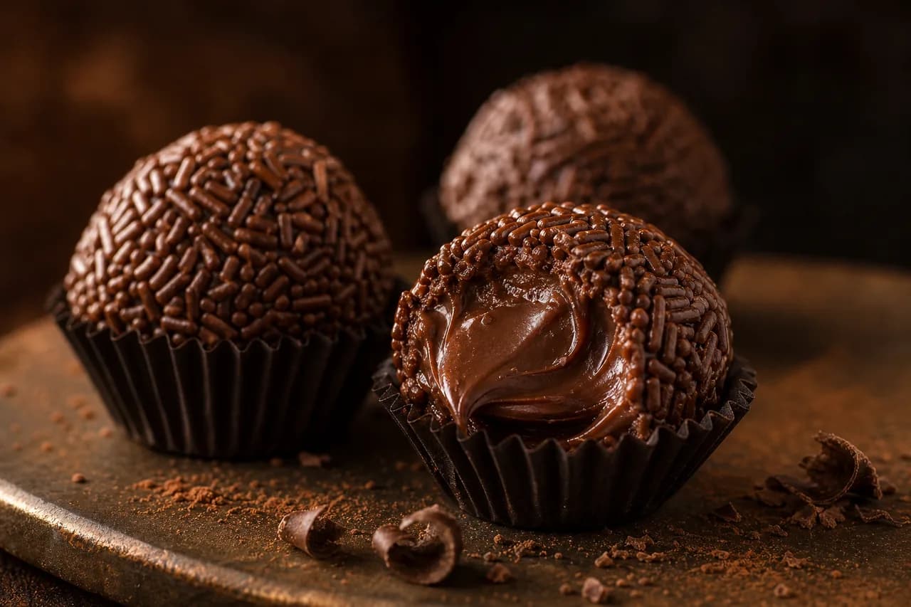 Brigadeiros artesanais com recheio cremoso — PURO DOCE
